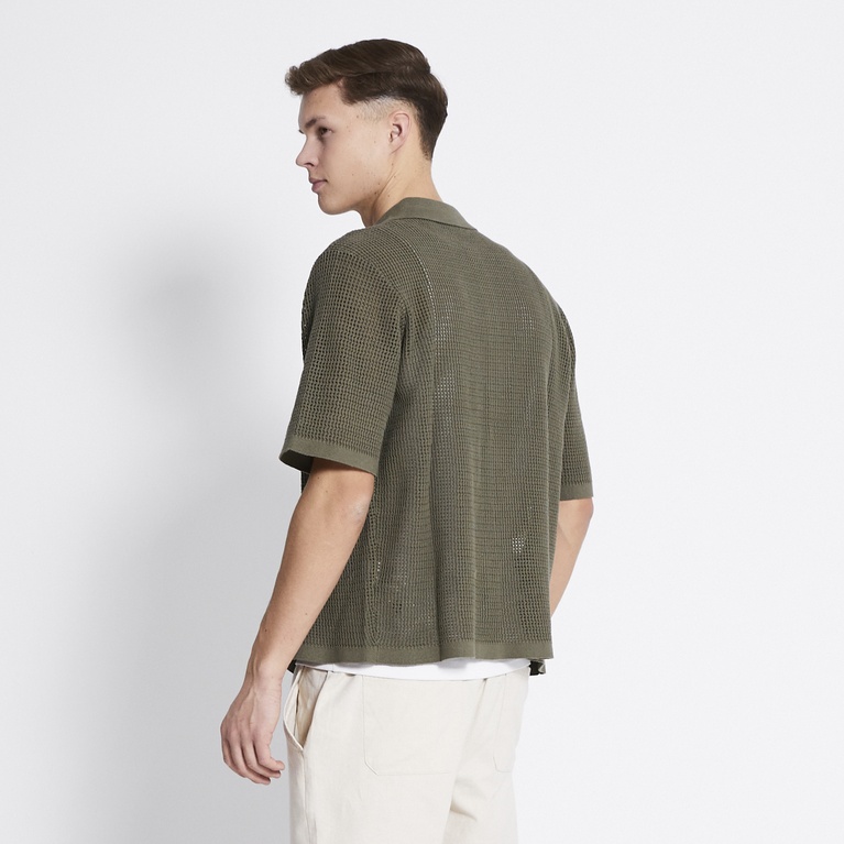 Kurzarmhemd "Smith knitted"